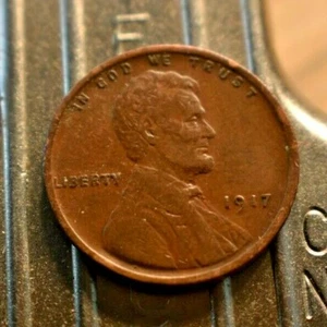 1917-P Lincoln Wheat Cent 1c. (#8296) - Picture 1 of 2