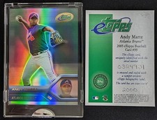 2005 eTopps #99 Andy Marte w/ Certificate of Issuance from Topps