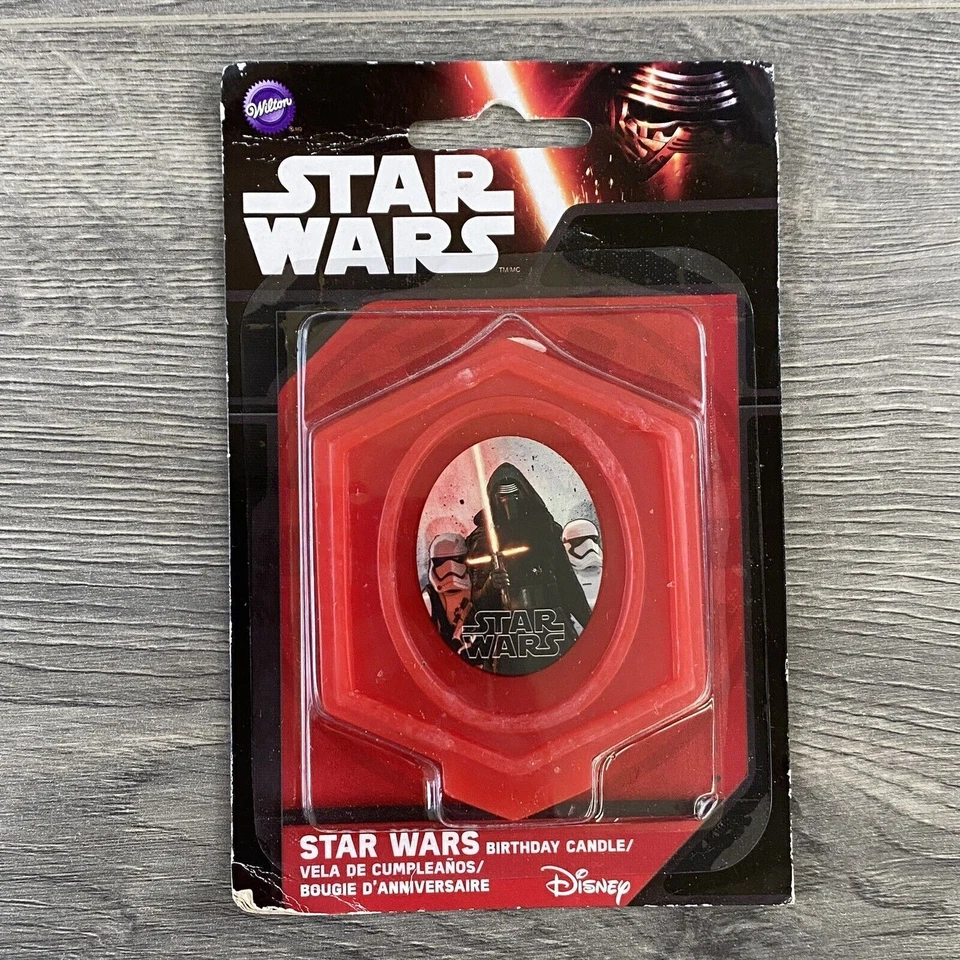 Velas para decoração de bolo suprimentos para festa de aniversário Disney Wilton Star Wars - Imagem 1 de 4