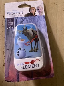 Lot Of 2 Disney White LED Night Light with Auto On/Off - Picture 1 of 2