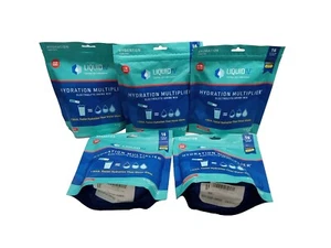 5 Liquid I.V. Hydration Multiplier - Strawberry - 16 Stick Packets Ea.  04/23/25 - Picture 1 of 6