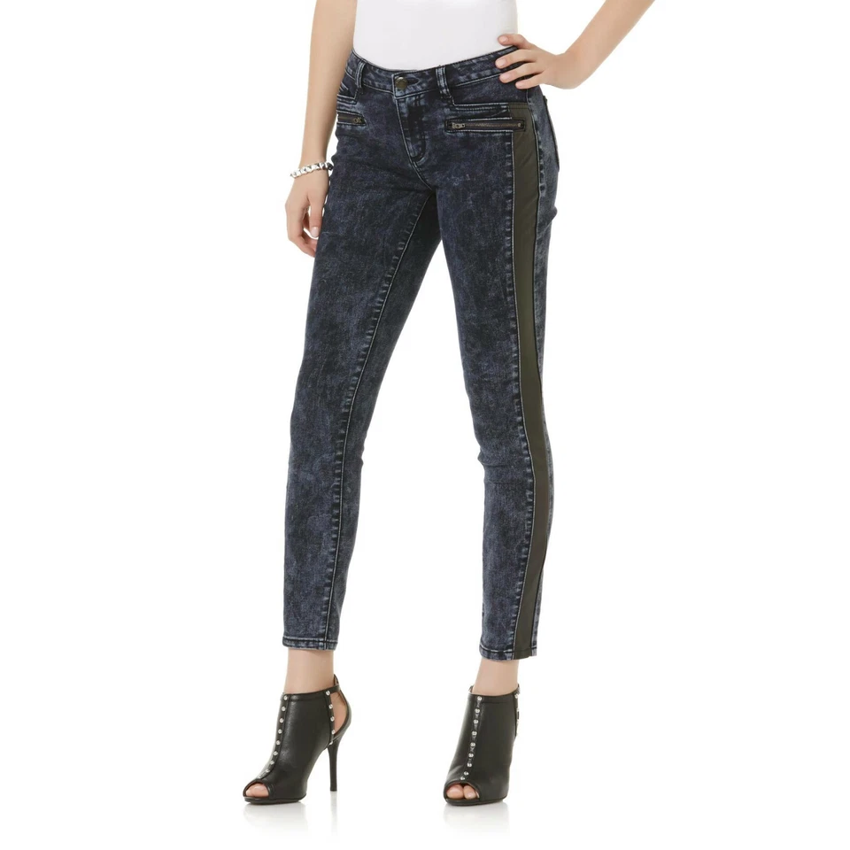 NWT Bongo Junior's Moto Skinny Jegging Jeans Size 1 MSRP $48 - Image 1 of 1