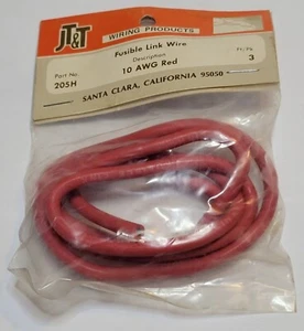 Fusible Link Primary Ground Wire 10 Gauge 3 FT Protect Wiring Circuit NOS - USA - Picture 1 of 2