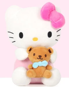 Sanrio Figuren Freund offizielle Plüschpuppe Serie: Hello Kitty 10 Zoll Stofftier - Bild 1 von 5