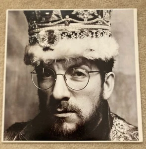 ELVIS COSTELLO - (RARE PROMOTIONAL VINYL / LP) "King of America" 1986 (NEW WAVE) - Picture 1 of 7