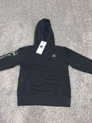 Sudadera con capucha negra Champion para niño nueva con etiquetas talla XSmall, pequeña, mediana Foto 1 de 4