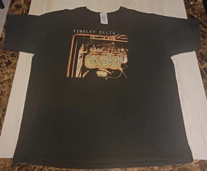 Camiseta de concierto TINSLEY ELLIS - "Fire It Up" de dos caras XL usada - Imagen 1 de 5