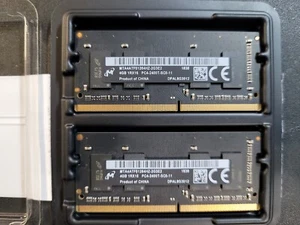 Genuine Apple Parts 8GB ram (2x4GB) apple compatible 1RX16 PC4-2400T-SC0-11 - Picture 1 of 2