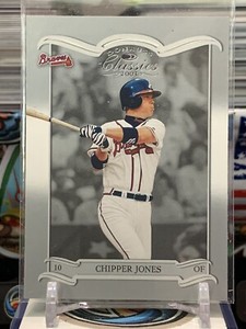 2003 Donruss Classics Atlanta Braves Baseball Card #40 Chipper Jones HP 2N