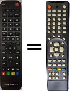 Telecomando gia' programmato per TV HANTAREX - Foto 1 di 1