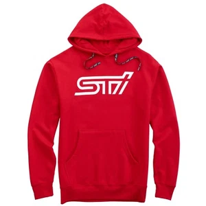 Subaru Sti Logo Hooded Hoodie Sweatshirt Official Genuine WRX Racing JDM New - Picture 1 of 1