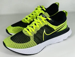 NEW Nike React Infinity Run Flyknit 2 Volt White Black CT2357-700 Men’s Size 14 - Picture 1 of 7