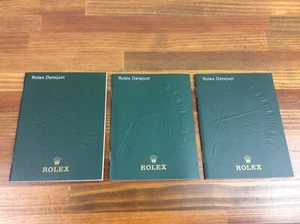 Rolex DateJust Booklets 2000 set of 3 in English + FREE SHIPPING - Picture 1 of 7
