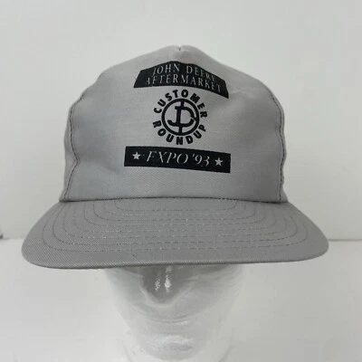 Gorra John Deere Expo 1993 Trucker Snapback - gris de colección Foto 1 de 4