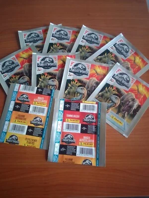 LOTTO 10 BUSTINE SIGIL. FIGURINE JURASSIC WORLD IL REGNO DISTRUTTO - PANINI 2018 - Immagine 1 di 2