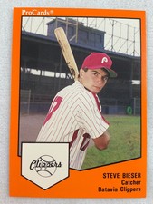 1989 Batavia Clippers-ProCards Minor League Baseball Card-Steve Bieser