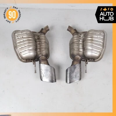 03-08 Mercedes R230 SL550 SL600 Silenciadores de escape Puntas de silenciador Conjunto OEM Foto 1 de 4