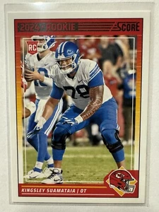 2024 Panini Score Football Kingsley Suamataia #331 Rookie RC Kansas City Chiefs - Picture 1 of 2