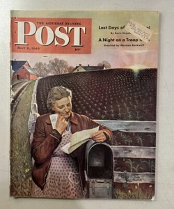 1943 May 8th The Saturday Evening Post Magazine, *See Spine  (SP1) - Picture 1 of 2