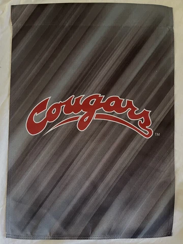 Washington State Cougars Suede Garden Flag 12.5”x18 NCAA Football Evergreen Cover