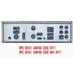 Shield I/O IO Backplate For MSI B550I GAMING EDGE MAX WIFI Motherboard - Bild 1 von 1