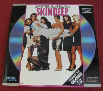 Laserdisc: Skin Deep star John Ritter (1989, Laserdisc Mint, Sleeve Like new) Foto 1 de 2