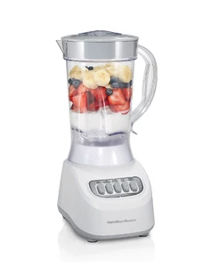 Hamilton Beach Smoothie Blender, 48 oz Stainless Steel Blade White - Picture 1 of 7