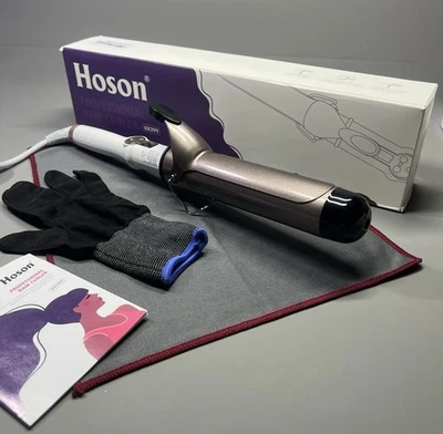 HOSON Extra Large Barrel Hair Curling Iron Wand Tongs 45mm Curler for Long Medium Hair