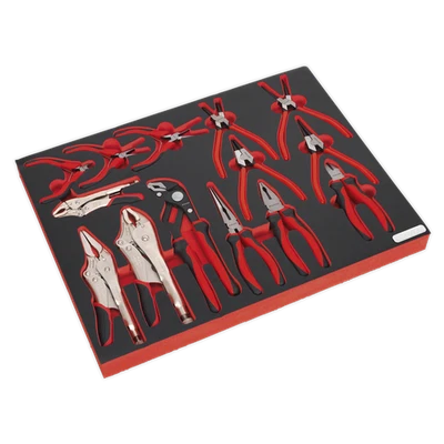 Sealey Tool Tray With Pliers Set For AP24 Screwed Adaptor 14 Pieces TBTP05 - Image 1 of 4