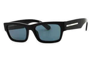 PRADA PR A03S 16K07T Sonnenbrille schwarzes Gestell dunkelblaue Gläser 56 mm - Bild 1 von 4