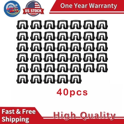 40X Windshield Rear Window Trim Molding Clips for 1964-1993 Ford- various models - Imagem 1 de 4
