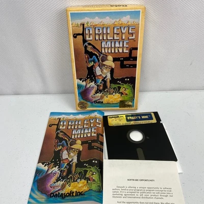 Atari 400/800/1200 O'Riley's Mine Game, Disk Diskette,  1983, Must Have! - Image 1 of 4