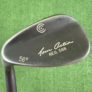Cleveland Tour Action Reg 588 Gunmetal Finish Sand Wedge 56 Left Handed Stiff - Picture 1 of 10