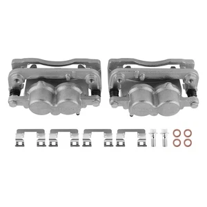 Pair Front Brake Caliper w/Bracket for GMC Sierra Yukon Corrosion Resistant - Picture 1 of 17