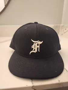 Fear Of God Essentials Black Fitted Hat 7 1/4 100% Wool - Picture 1 of 3