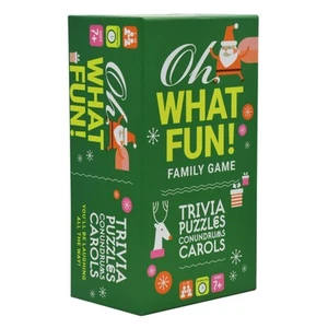 , Oh What Fun! – Family Christmas Game, Holiday Trivia, Puzzles & Challenges,... - Picture 1 of 7