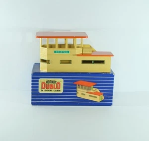 Cabina de señalización Hornby Dublo Metal D1 - Modelo de tren en caja juguete vintage A9 - Imagen 1 de 10