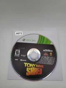 Tony Hawk: Shred (Microsoft Xbox 360, 2010) SIN SEGUIMIENTO - SOLO DISCO - Imagen 1 de 1