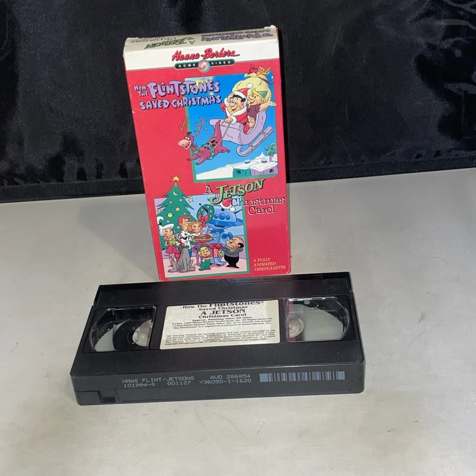 HOW THE FLINTSTONES SAVED CHRISTMAS/ A JETSON CHRISTMAS CAROL(VHS) - Image 1 of 1