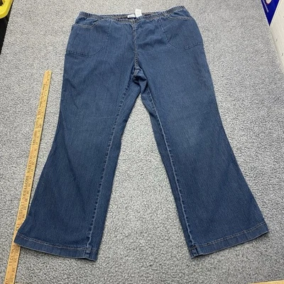 JMS Classic Womens 3X Pull On Bootcut Jeans Just My Size Stretch 22W 24W - Image 1 of 4