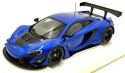 Autoart 1/18 Scale Diecast 81641 - McLaren 650S GT3 - Blue/Black Accents - Image 1 of 4