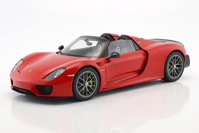 New AUTOART PORSCHE 918 SPYDER WEISSACH 2013 1:12 Model Car RED 12122 KidBX - Image 1 of 4