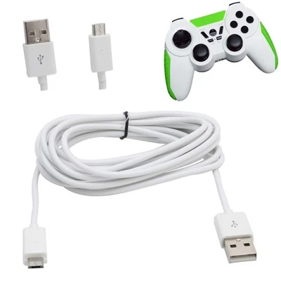 283cm Joystick Charger Cable for Micro USB Charging Cord Wire Controler - Image 1 of 4