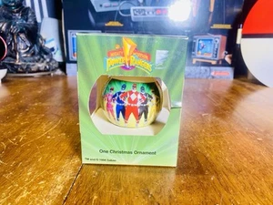 NEW Vintage RARE 1994 Mighty Morphin Power Rangers MMPR Christmas Ornament 2.5” - Picture 1 of 5