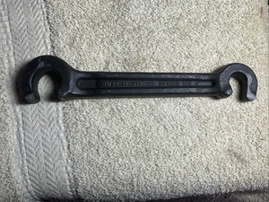 Westward 5Pwe5 Double End Valve Wheel Wrench, 1/2 In 21/32 In Head Size, 8 In - Picture 1 of 6