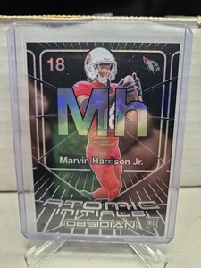 2024 Obsidian Rookie 17 Marvin Harrison JR. Iniciales Atómicas Negro - Imagen 1 de 2