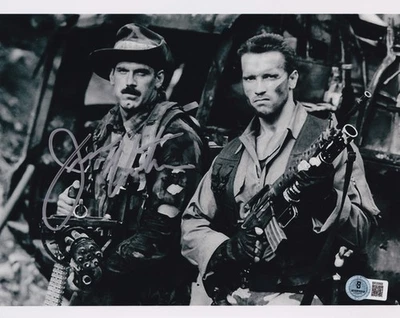 Jesse Ventura Signed 8x10 Photo BAS COA Predator Picture w Arnold Schwarzenegger - Image 1 of 4