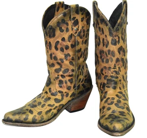 Liberty Black Women's Cheetah Miel Leopard Print Western Boot LB-711219 Sz 9.5 M - Picture 1 of 11