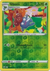 Reverse Holo Gloom 002/159 Uncommon Crown Zenith Pokemon TCG - Picture 1 of 1