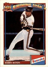 1991 Topps Bazooka #1 Barry Bonds Pittsburgh Pirates